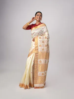 Assam Mulberry Silk (Pat) Saree