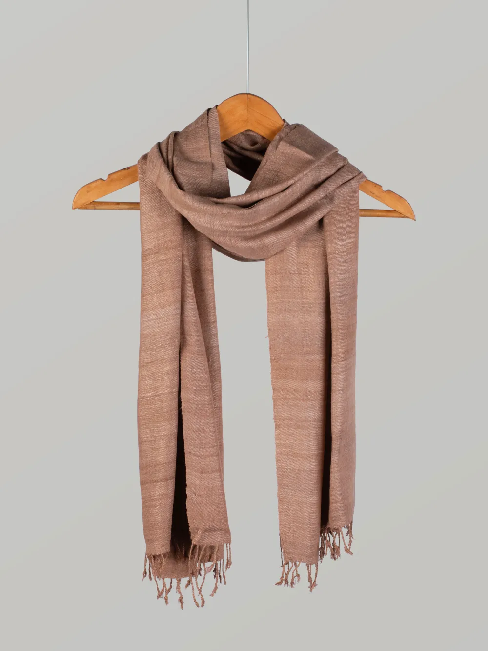 Natural Dye Plain Stole – Eri Silk